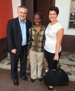 Drs. Hagerty with Anne Bessong in Lagos