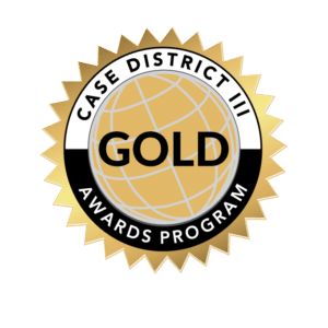2021 Council for Advancement and Support of Education (CASE) District III Awards Gold
