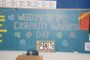 Welcome to TMS Disability Awareness Day