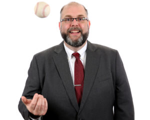 Beacon Alum Travis Hunter works for the Oklahoma City Baseball Club.